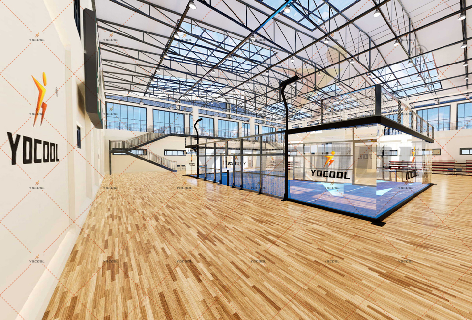 NO.4 360 Panoramic padel black