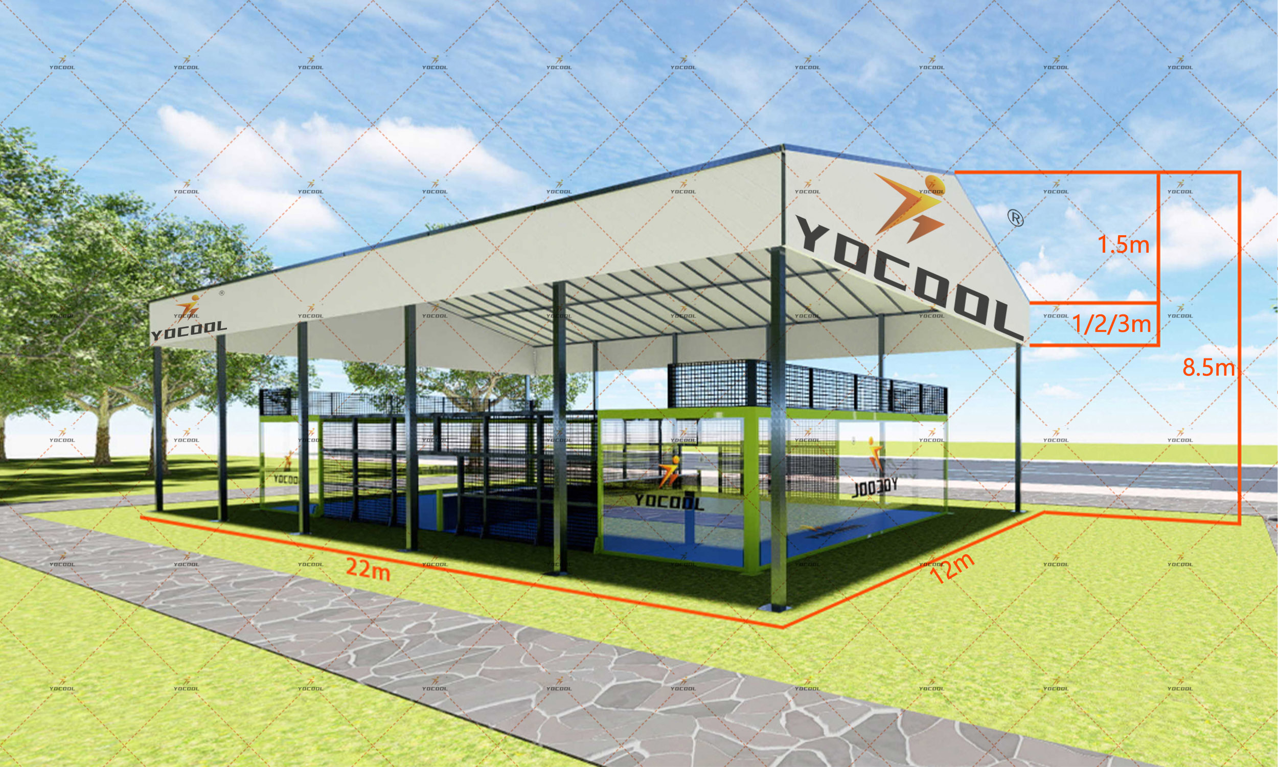 paddle tennis court price manufacturers